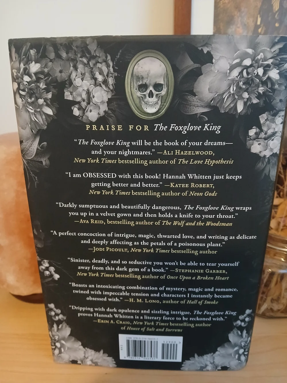 The Foxglove King by Hannah Whitten - Black & Gold Hardcover